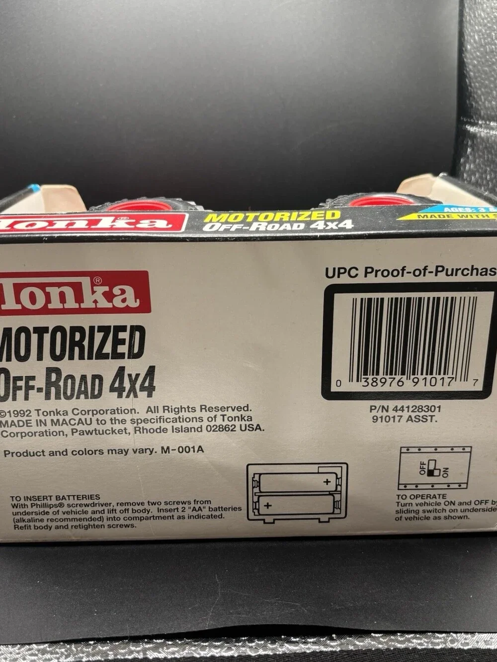 Tonka Car Quest Pickup Motorized Off-Road 4x4 Steel Truck 1992 NIB Box Wear VTG
